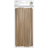 Opakowanie Drewniane patyczki ogkrągłe 3x250mm 100szt