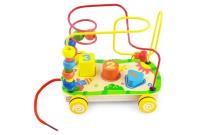 Opakowanie Drewniany wózek sorter do ciągnięcia