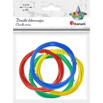 Opakowanie Drucik dekoracyjne 1mmx2,5m mix 4szt