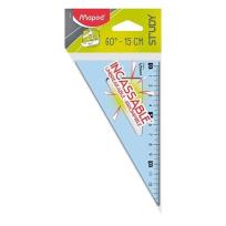 Opakowanie Ekierka Study niełamliwa 15 cm-60 niebieska