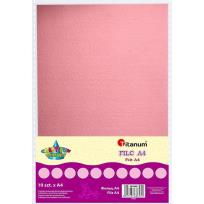 Opakowanie Filc A4 jasnoróżowy 10szt