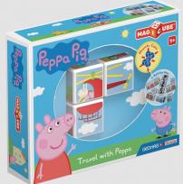 Opakowanie Geomag Magicube Peppa Pig Travel with Peppa