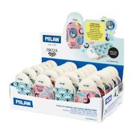 Opakowanie Gumka synt. z materiałową osłonką Peacock (24szt)