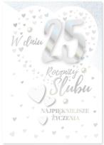Opakowanie Karnet B6 DK-808 25. Rocznica ślubu