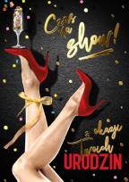 Opakowanie Karnet B6 PP-2127 Urodziny damskie szpilki