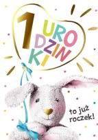 Opakowanie Karnet B6 PP-2137 Roczek króliczek