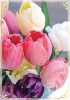 Opakowanie Karnet B6 PP-2141 Kwiaty (bez tekstu)