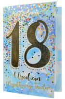 Opakowanie Karnet B6 PR-101 Urodziny 18