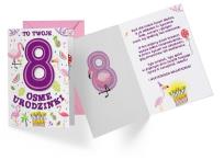 Opakowanie Karnet B6 PR-293 Urodziny 8