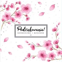 Opakowanie Karnet Primus 0120 Podziękowanie