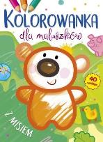 Okładka książki Kolorowanka dla maluszków z misiem