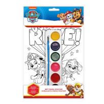 Opakowanie Kolorowanka z farbami. Psi Patrol