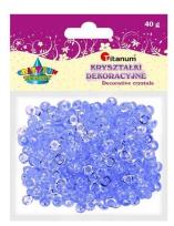 Opakowanie Koraliki plastikowe połówka kuli liliowe 40g