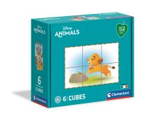 Opakowanie Kostki 6 el play for future Disney zwierzęta 44011