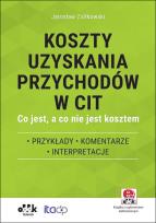 Okładka książki Koszty uzyskania przychodów w CIT