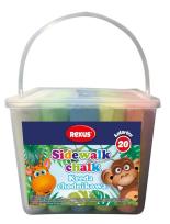 Opakowanie Kreda chodnikowa w plastikowym wiaderku 20 kolorów