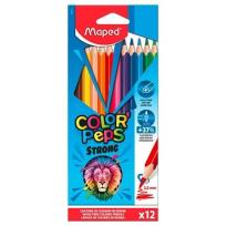 Opakowanie Kredki Colorpeps Strong trójkątne 12 kolorów