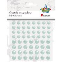 Opakowanie Kryształki samoprzylepne okrągłe blady nieb. 60szt