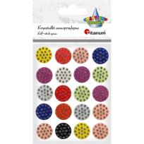 Opakowanie Kryształki samoprzylepne z cyrkoniami mix 20szt