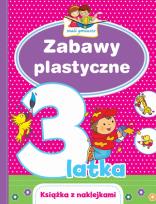 Okładka książki Mali geniusze. Zabawy plastyczne 3-latka