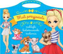 Okładka książki Mali przyjaciele. Naklejki, kolorowanki, zadania