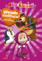 Okładka książki Masza i Niedźwiedź. Wesołe zadania z naklejkami