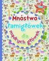 Okładka książki Mnóstwo łamigłówek dla mądrych główek