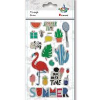 Opakowanie Naklejki wypukłe mix 18szt