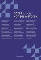 Okładka książki Notes 21_2019 konserwatorski