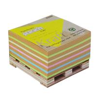 Opakowanie Notes Kostka Kraft Paleta 76X76Mm 5 kolorów 400 kartek