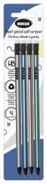 Opakowanie Perłowy ołówek z gumką bls 4szt