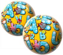 Opakowanie Piłka 230mm - Liczby i literki