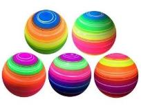 Opakowanie Piłka PVC 230MM - Tęcza mix