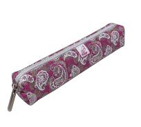 Opakowanie Piórnik mini prostokąt Paisley fuksja złota PPM-56