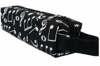 Opakowanie Piórnik - nuty czarny