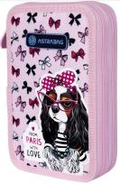 Opakowanie Piórnik podwójny bez wyp. AC2 Sweet Dogs ASTRA