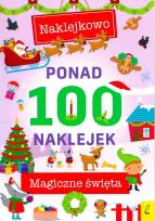 Okładka książki Ponad 100 naklejek Magiczna zima