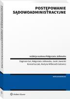 Okładka książki Postępowanie sądowoadministracyjne