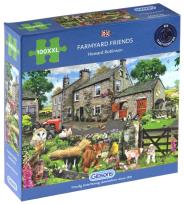 Opakowanie Puzzle 100 XXL Przyjaciele z jednej farmy G3