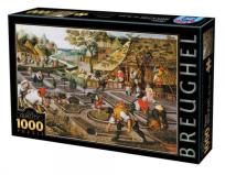 Opakowanie Puzzle 1000 Brueghel, Cztery pory roku - Wiosna