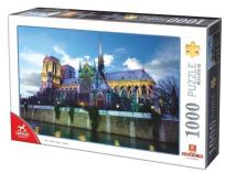 Opakowanie Puzzle 1000 Francja, Paryż - Katedra Notre Dame