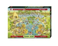 Opakowanie Puzzle 1000 Funky Zoo - Zoo pod piramidami