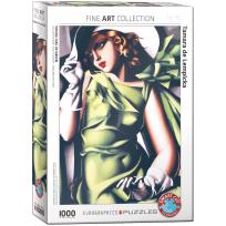 Opakowanie Puzzle 1000 Młoda dziewczyna, Tamara de Lempicka 6000-1058