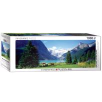 Opakowanie Puzzle 1000 panoramiczne Lake Louise Canadian Rockie 6010-1456