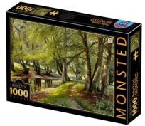 Opakowanie Puzzle 1000 Peder Mork Monsted, Lato w lesie