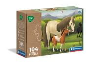 Opakowanie Puzzle 104 play for future horses 27527