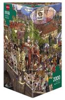 Opakowanie Puzzle 2000 Szalona parada (puzzle+plakat)