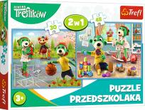Opakowanie Puzzle 2w1 Rodzina Treflików TREFL