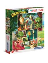 Opakowanie Puzzle 2x60 Gigantosaurus
