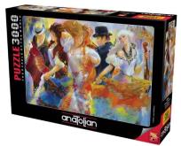 Opakowanie Puzzle 3000 Kolorowe tańce